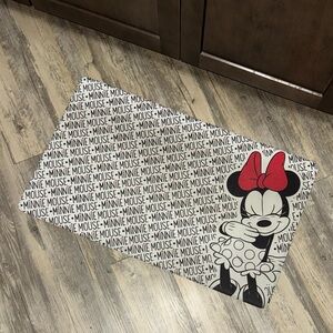 Minnie Mouse Kitchen Floor Mat with Red Bow